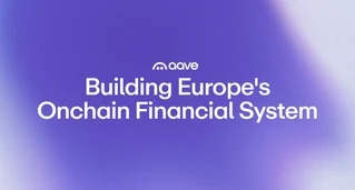 Aave artwork about Europe’s onchain financial system