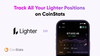 CoinStats official artwork for CoinStats adds Lighter perpetual positions to its portfolio dashboard