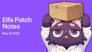 Elfa official artwork for Elfa’s May patch takes the Auto API out of beta