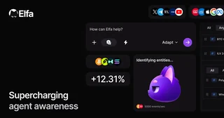 Elfa brand artwork for its market intelligence documentation
