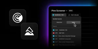 TradingView official artwork for TradingView’s Pine Screener adds index constituents and a broader script picker