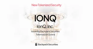 Official Backpack artwork for IonQ