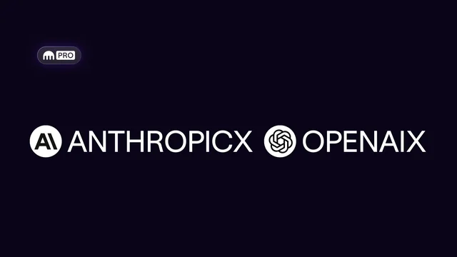 Dark navy Kraken Pro card with the ANTHROPICX and OPENAIX wordmarks