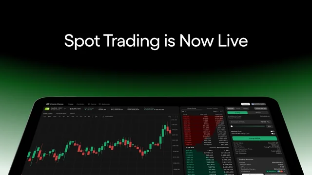 Official Ondo Perps launch graphic with its trading interface