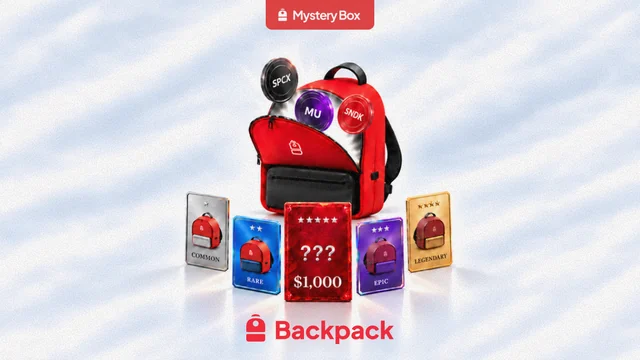 Backpack stock-reward campaign artwork