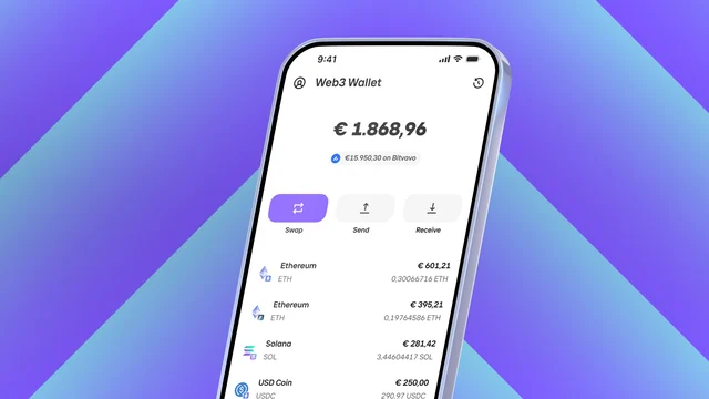 Bitvavo's official Web3 wallet illustration