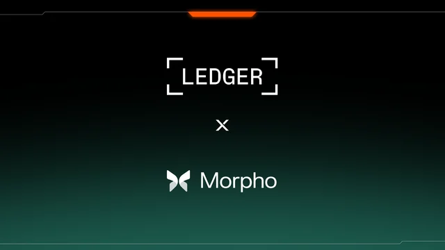Ledger and Morpho logos in official announcement artwork