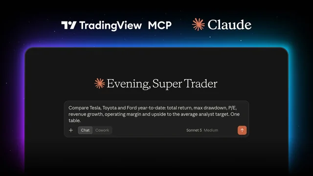 TradingView official artwork for TradingView’s MCP beta brings account data and tools into AI conversations