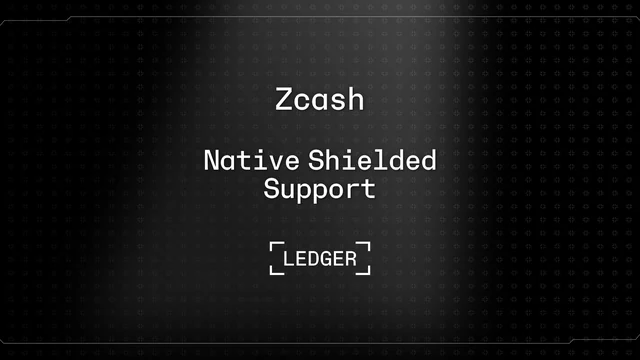 Official Ledger shielded Zcash artwork