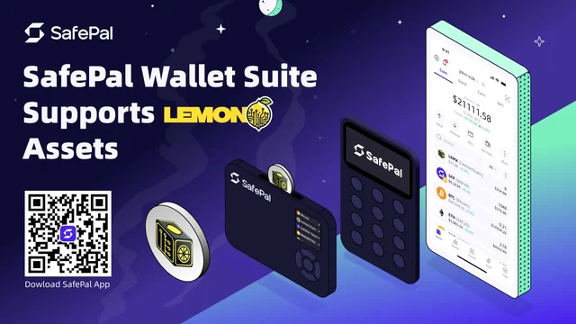 SafePal official artwork for SafePal adds Lemon Chain support to its app and hardware-wallet line