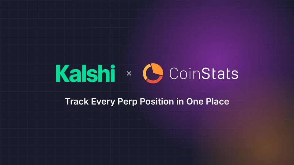 Kalshi and CoinStats integration artwork