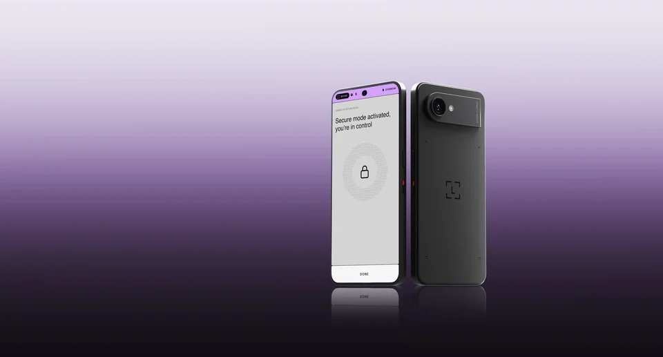 Front and back of the proposed Ledger Atom device