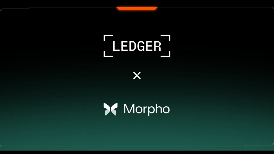 Ledger and Morpho logos in official announcement artwork