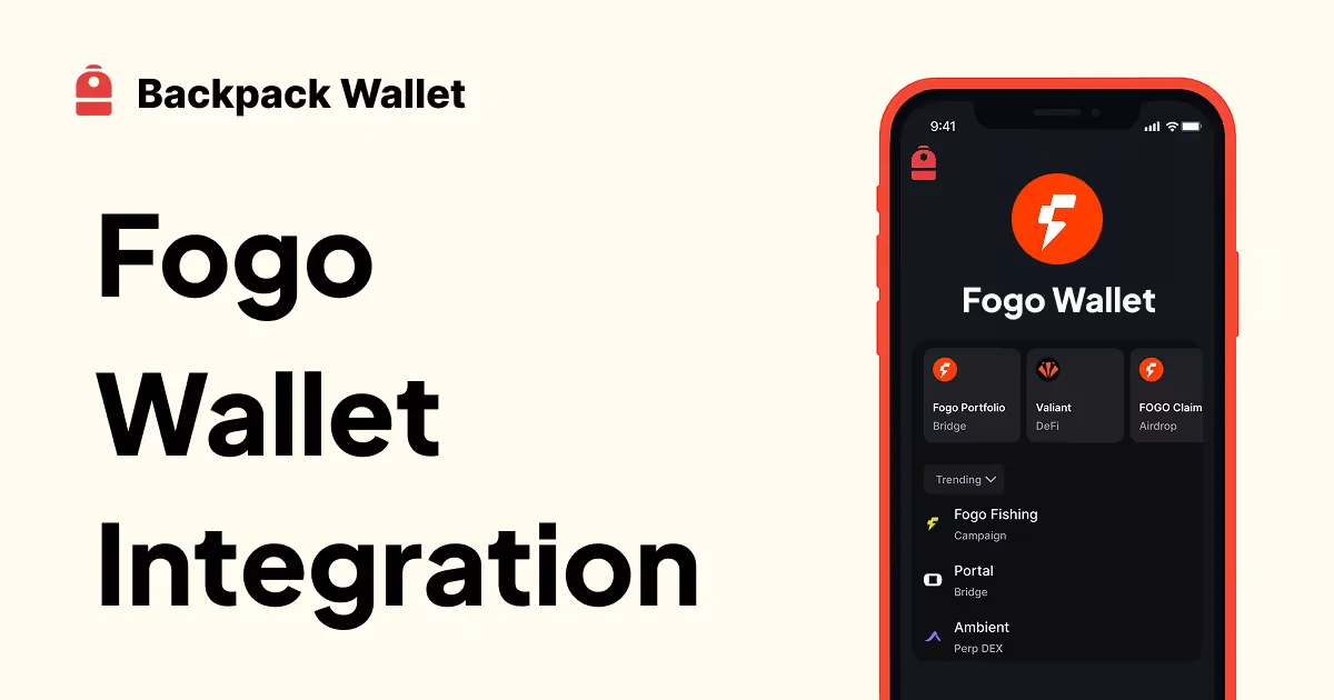 Backpack Wallet official announcement artwork