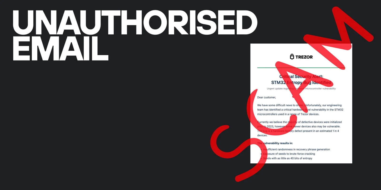 Trezor official artwork for Trezor discloses newsletter-platform breach and confirms exported email contacts