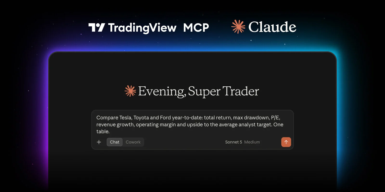 TradingView official artwork for TradingView’s MCP beta brings account data and tools into AI conversations