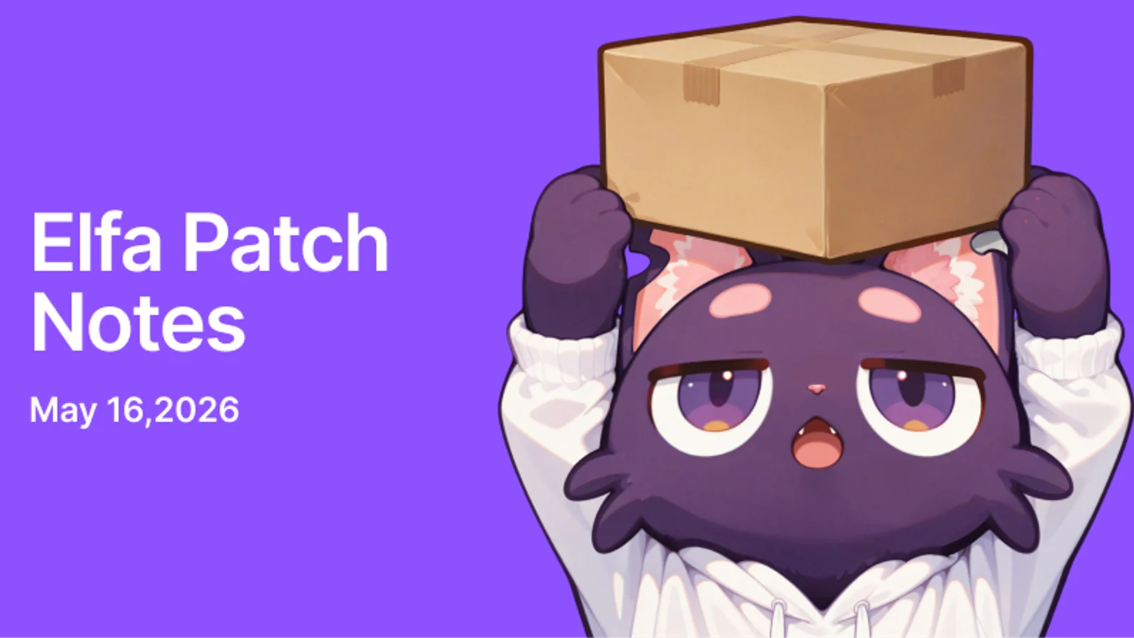 Elfa official artwork for Elfa’s May patch takes the Auto API out of beta