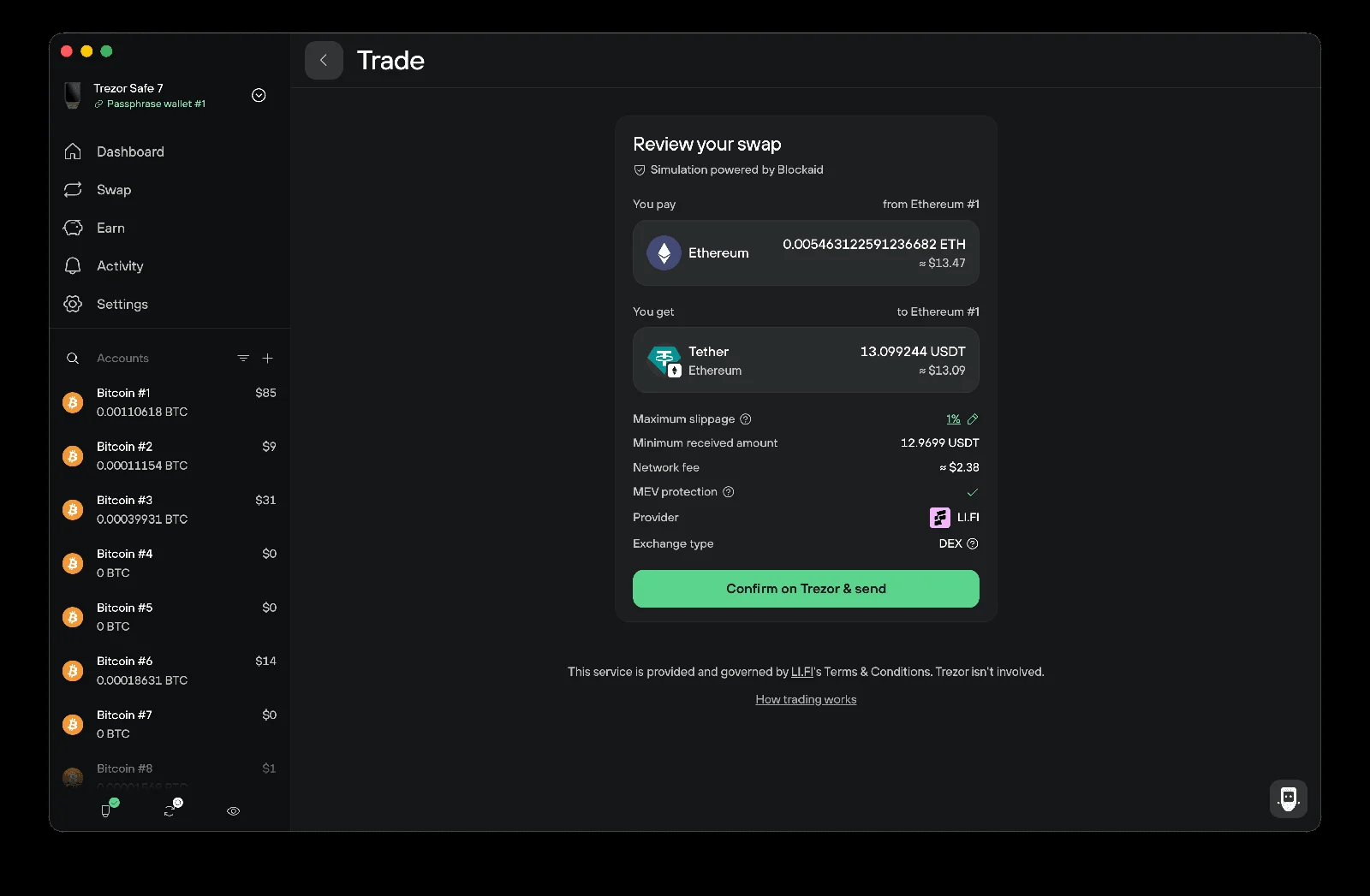 Trezor official artwork for Trezor’s September release expands transaction simulation beyond EVM networks
