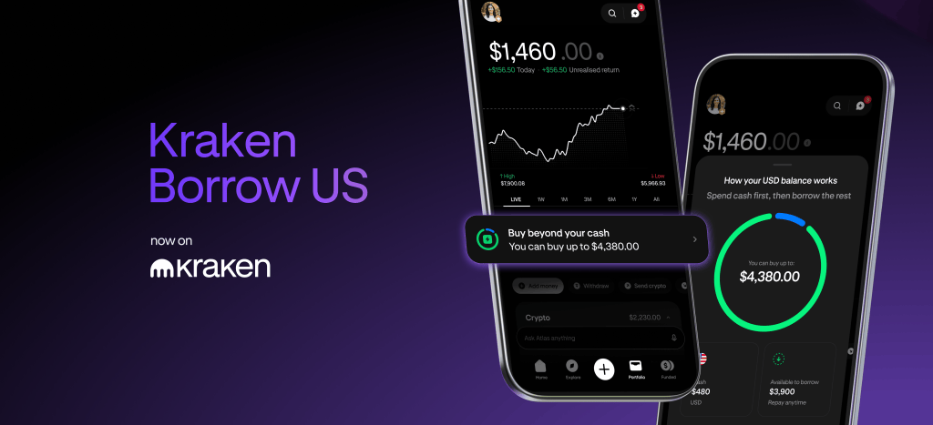Official Kraken Borrow US launch artwork
