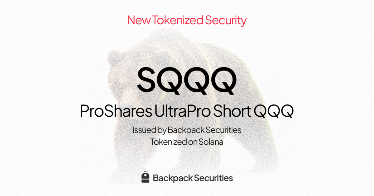 Official Backpack artwork for SQQQ