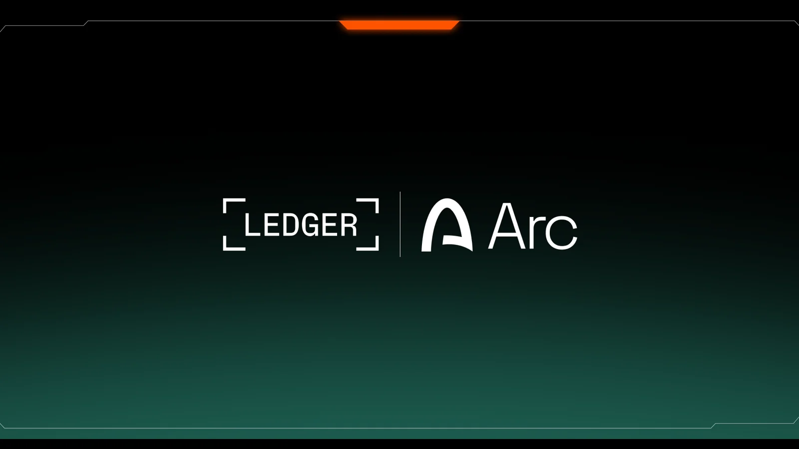 Ledger official artwork for Ledger announces Arc support, with a staged window for full functionality