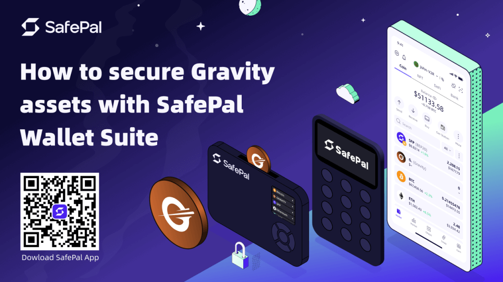 Official SafePal Gravity wallet artwork