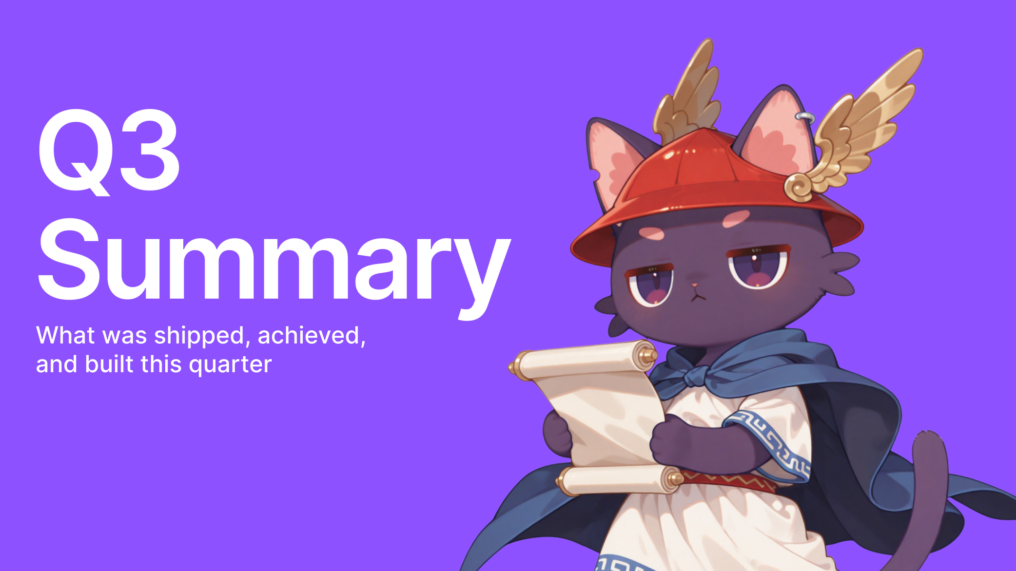Elfa’s official Q3 Summary mascot artwork