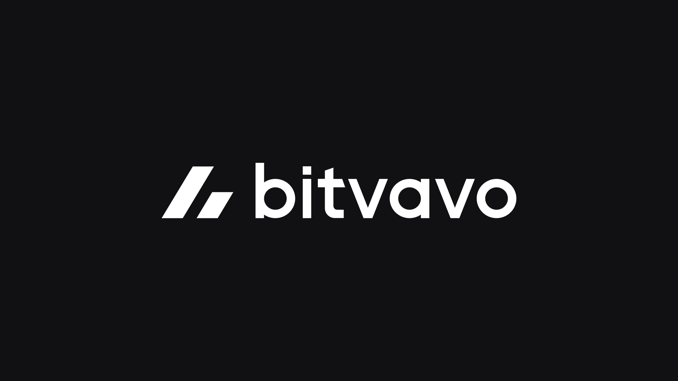 Official Bitvavo logo on a dark background
