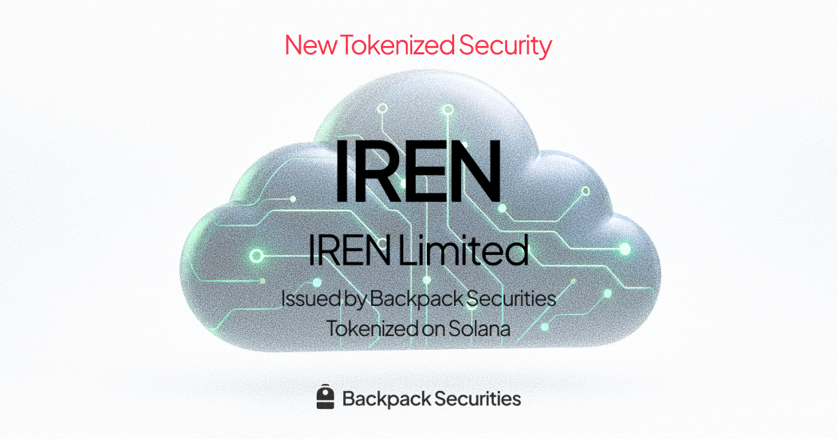 Official Backpack artwork for IREN